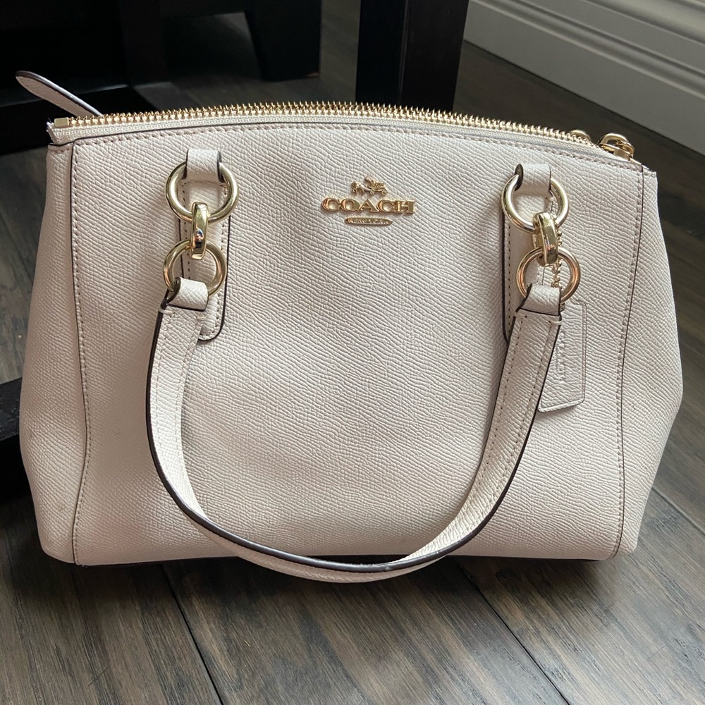 Cream Coach Crossbody